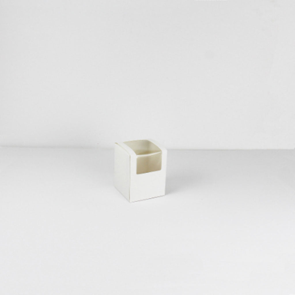 GoBake White Single Window Cupcake Box with insert