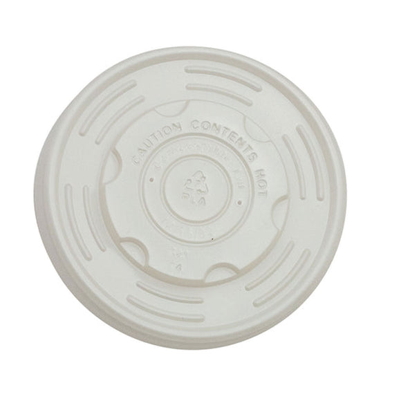 green choice cpla white lid 1500/157 to fit soup cup 12oz (1500/152) & 16oz (1500/153) white 