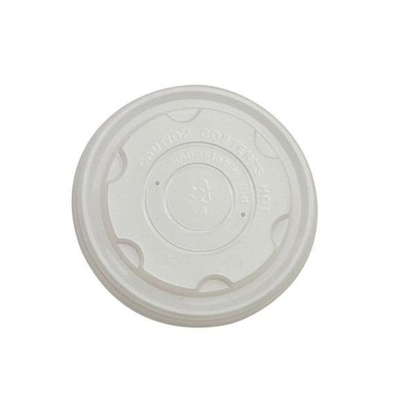 green choice cpla white lid 1500/156 to fit soup cup 8oz white 1500/151