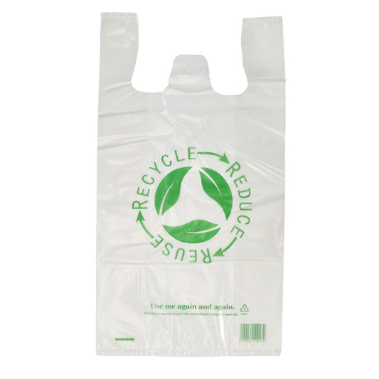 Reusable Ikon Singlet Handle Bags 70mu Small 50/Pack