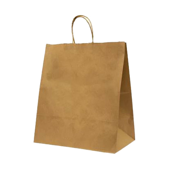 B/Buy Kraft UB Twist Handle Paper Bag 305x305x175mm (Each)