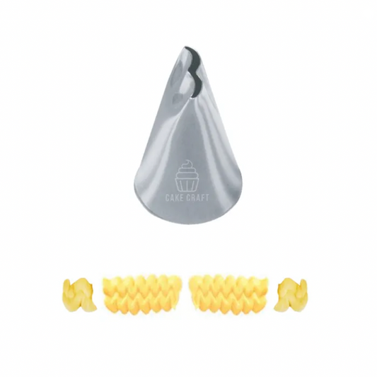 Cake Craft #100 Ruffle Stainless Steel Piping Tip