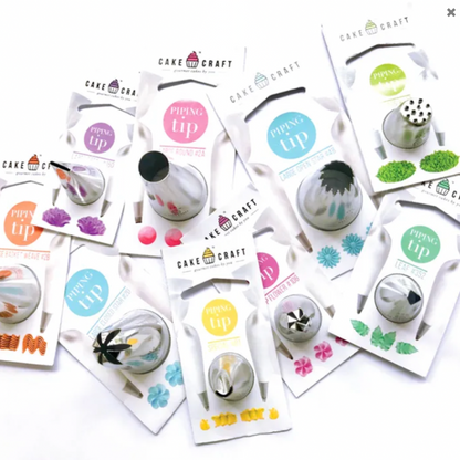 Cake Craft Range of Stainless Steel Piping Tips