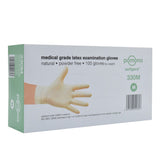 Pomona Medical Grade Latex Examination Powder Free Gloves Extra Large 100/Pack