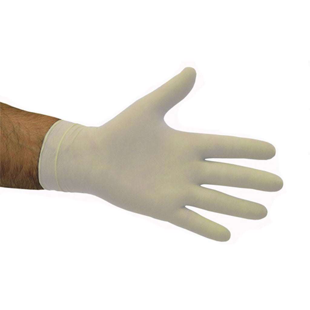 Pomona Medical Grade Latex Examination Powder Free Gloves Medium | 100/Pack