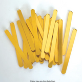 Cake Craft Gold Mirror Acrylic Popsicle Sticks 24/Pack