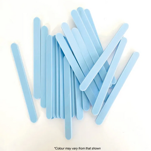 Cake Craft Blue Acrylic Popsicle Stick 24/Pack