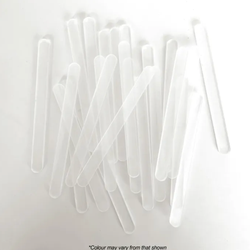 Cake Craft Clear Acrylic Popsicle Sticks 24/Pack