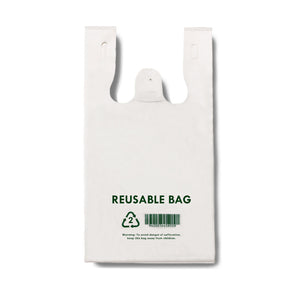 Reusable Singlet Handle Bags 70mu Medium 500/Ctn