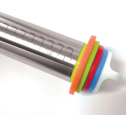 Cake Craft Stainless Steel Adjustable Rolling Pin