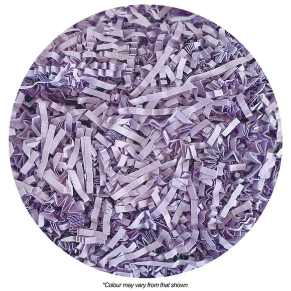 Lavender purple coloured shredded paper 100g