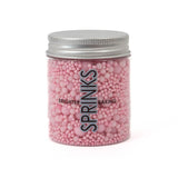 sprinks pastel pink bubble bubble sprinkle mix of sugar balls in an easy to use jar with steel lid