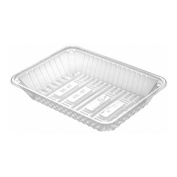TG-30H PET Clear Plastic Food Tray 225x158x39mm 50/Pack