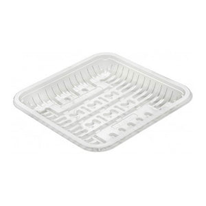TAGE 4C PET Clear Plastic Food Tray 130x130x20mm 1200/Ctn