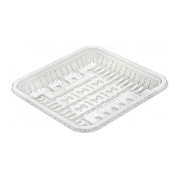 TAGE 4C PET Clear Plastic Food Tray 130x130x20mm 100/Pack