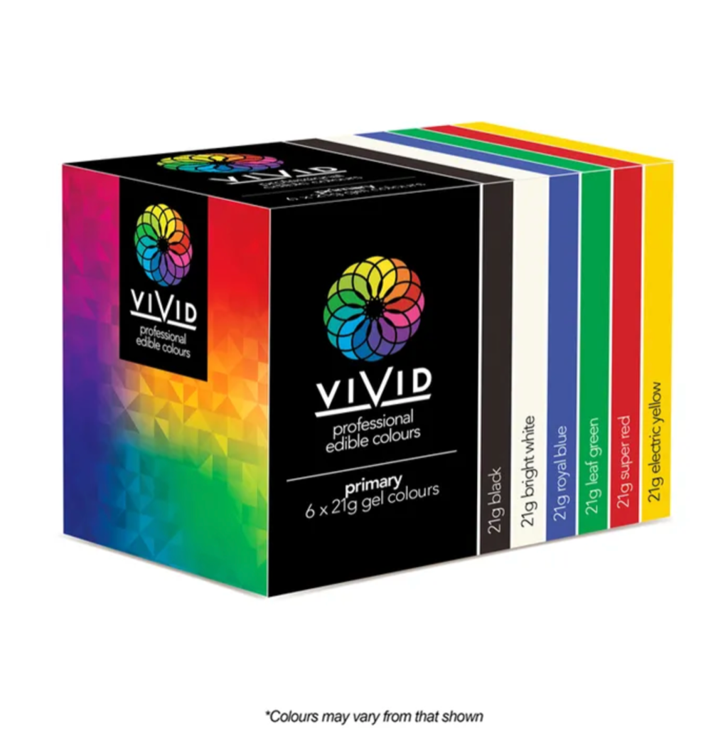 Vivid Primary 6 Pack Gel Colours 6 x 21g | BB 10/25