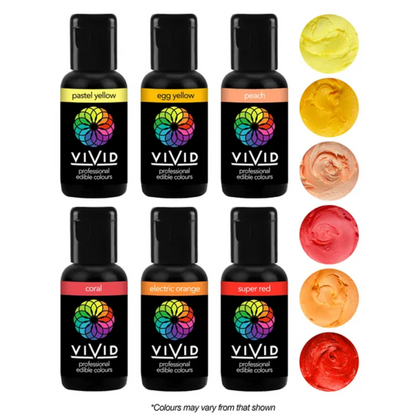 Vivid Sunset 6 Pack Gel Colours 6 x 21g | BB 10/23