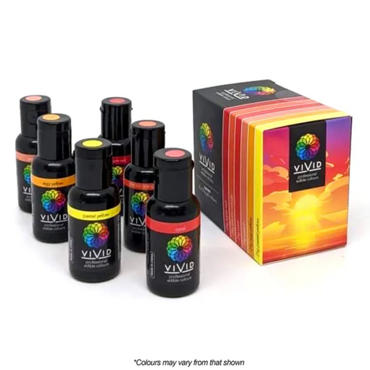 Vivid Sunset 6 Pack Gel Colours 6 x 21g | BB 10/23