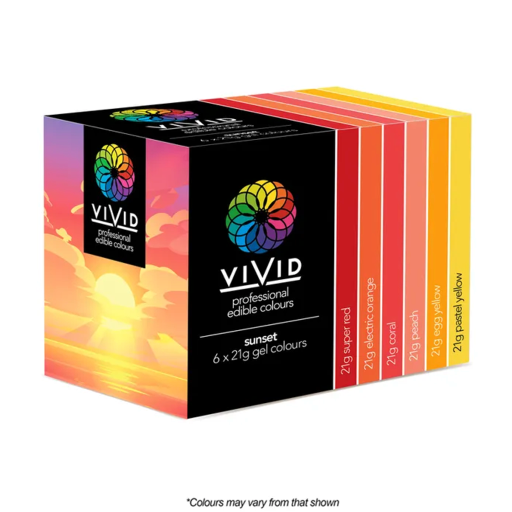 Vivid Sunset 6 Pack Gel Colours 6 x 21g | BB 10/23