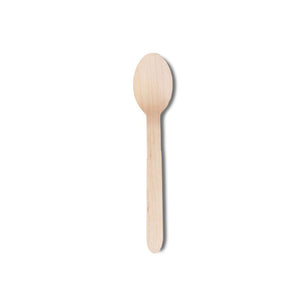 Wooden Spoon 6 Inch 100/Pack