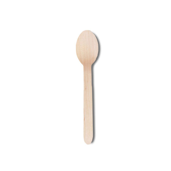 Wooden Spoon 6 Inch 50/Pack